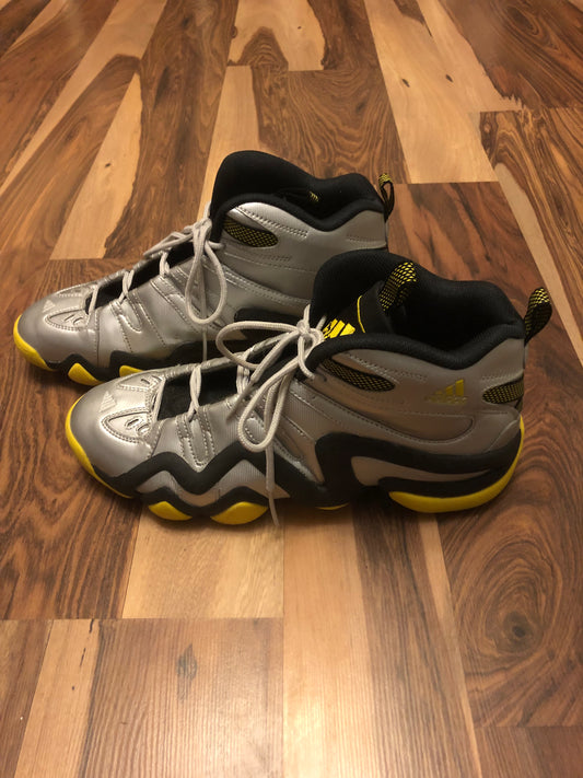 Adidas Crazy 8 Silver/Black/Yellow - Size 11