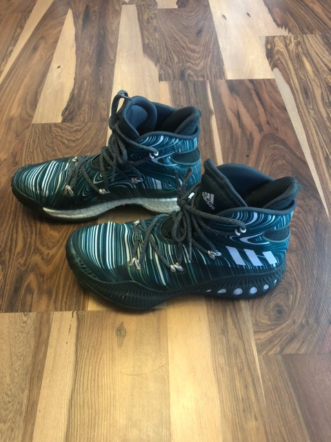 Adidas Crazy Explosive Green/White - Size 8