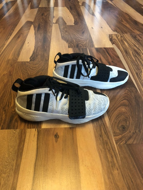 Adidas Dame Lillard 8 Extply White/Gray/Black - Size 7