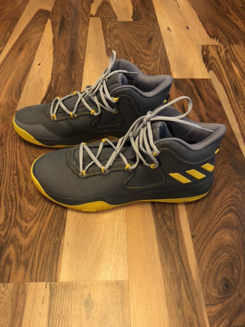 Adidas Crazy Explosive TD - Gray/Yellow - Size 11