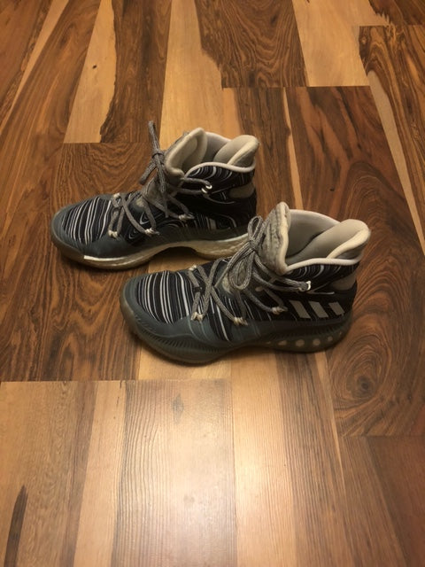 Adidas Crazy Explosive Gray/White - Size 5