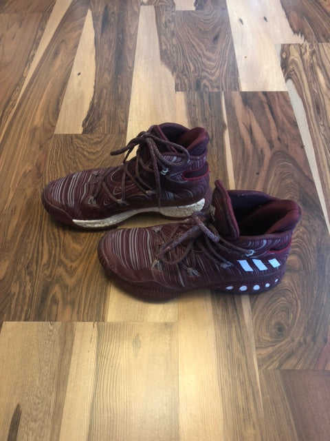 Adidas Crazy Explosive Maroon/White - Size 7.5