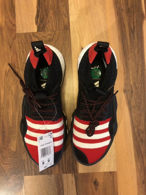 Adidas Trae Young 2 - Black/Red/White - Size 8