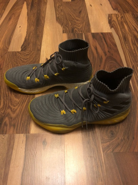 Adidas Crazy Explosive Gray/Yellow - Size 11.5