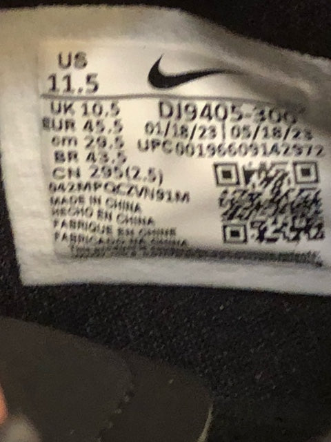 Nike GT Hustle Neon Black - Size 11.5