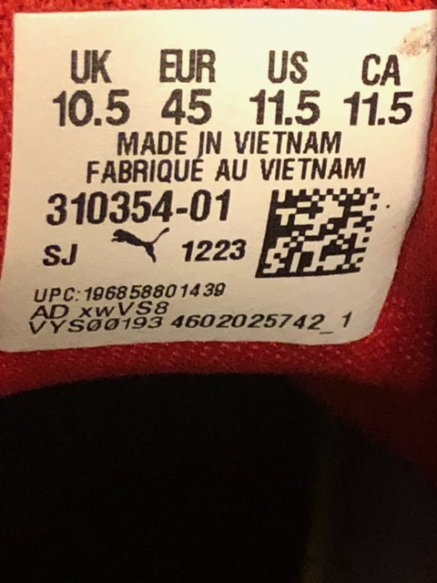 Puma Scoot Red/Blue - Size 11.5