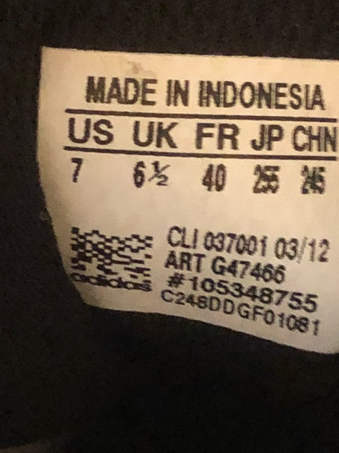 Adidas Commanders - White/Blue/Black - Size 7