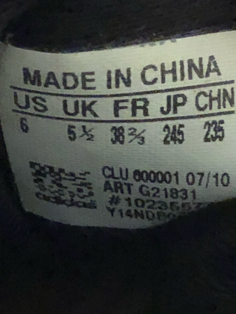 Adidas Commander Black/Green - Size 6