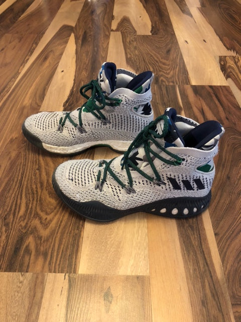 Adidas Andrew Wiggins - White/Blue/Green - Size 6