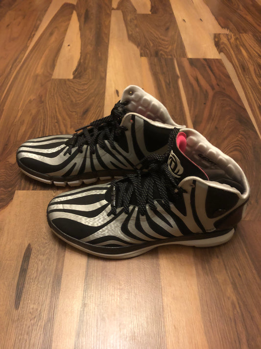 Adidas Derrick Rose Black/Silver - Size 11