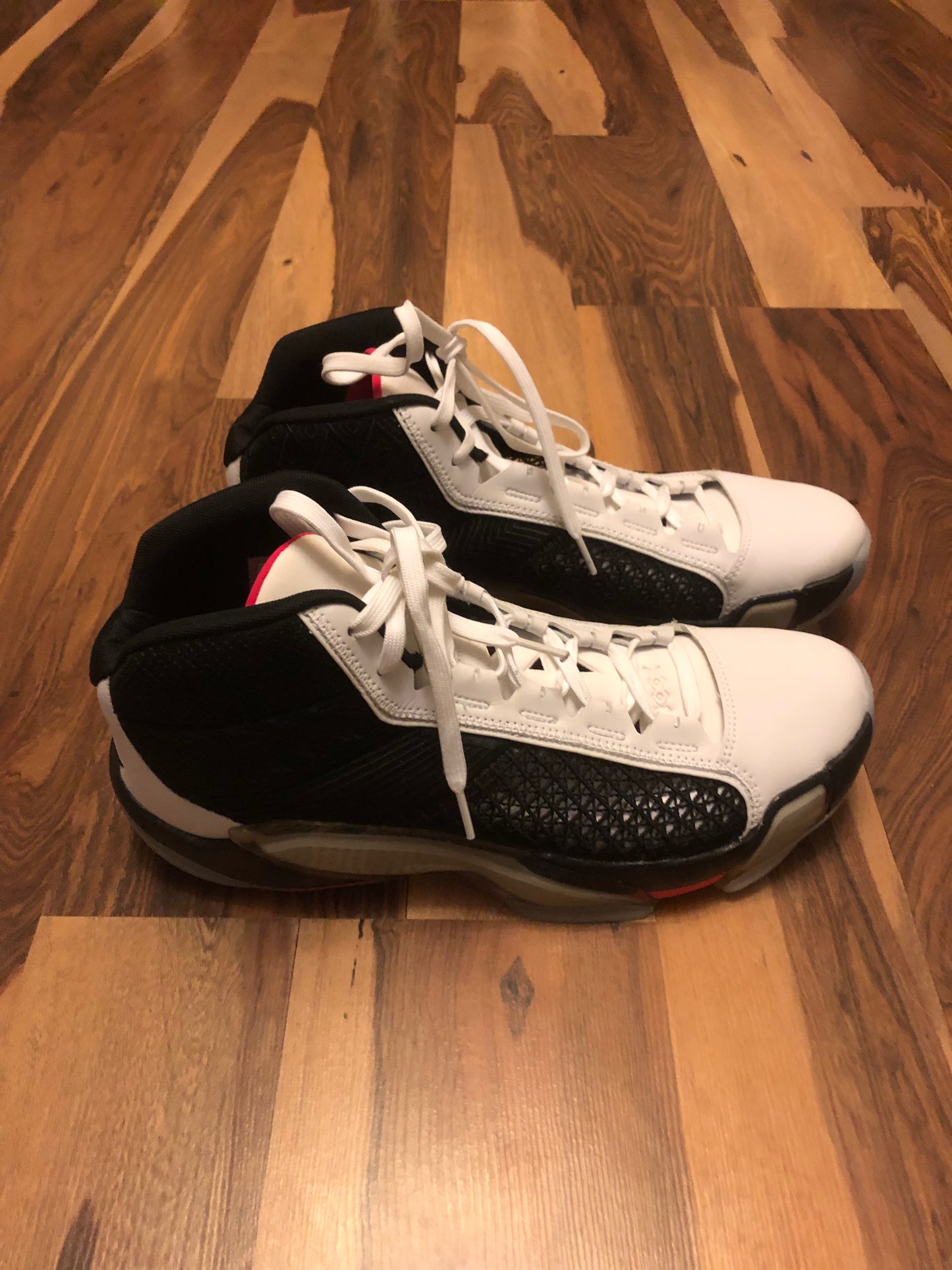 Nike Jordan 38 White/Black/Red - Size 12