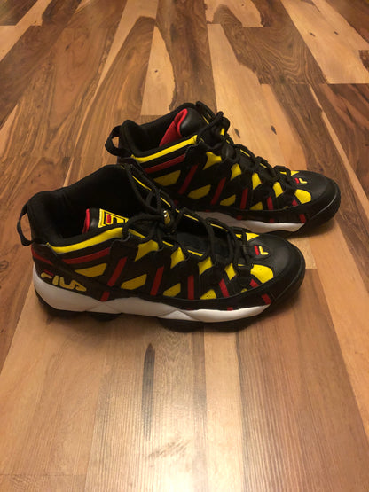 FILA Jerry Stackhouse Spaghetti Black/Red/Yellow- Size 10.5