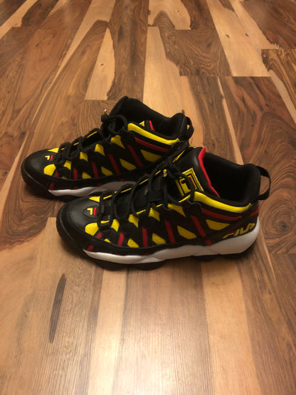 FILA Jerry Stackhouse Spaghetti Black/Red/Yellow- Size 10.5