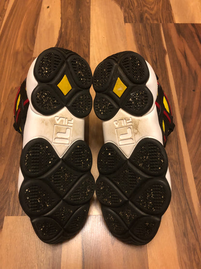 FILA Jerry Stackhouse Spaghetti Black/Red/Yellow- Size 10.5