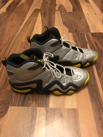 Adidas Crazy 8 Silver/Black/Yellow - Size 11