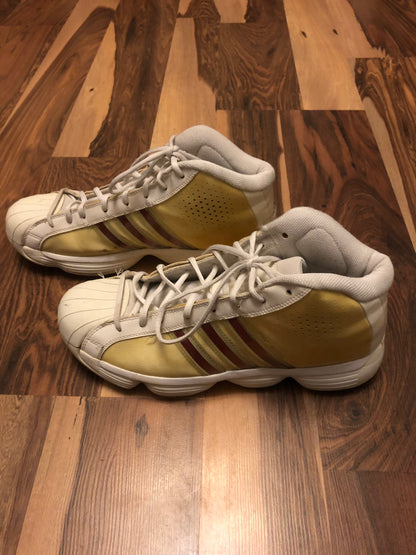 Adidas Pro Model Yellow/White/Red - Size 11.5