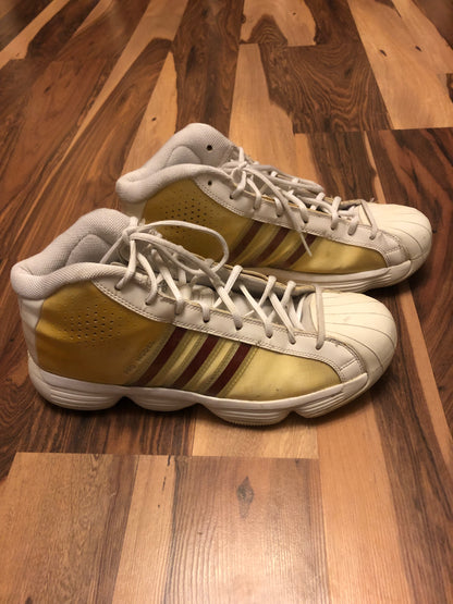 Adidas Pro Model Yellow/White/Red - Size 11.5