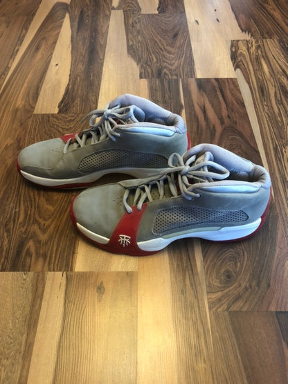 Adidas T Mac Gray/Red/White - Size 12