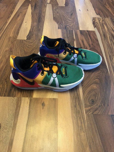 Nike Lebron Witness 7 Green/Pink/White - Size 10.5