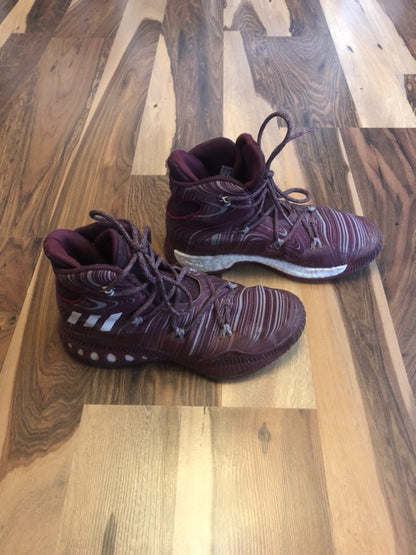 Adidas Crazy Explosive Maroon/White - Size 7.5