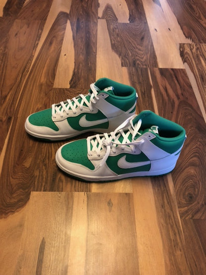 Nike High Dunk White/Green - Size 11.5