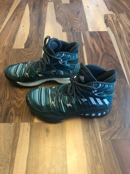Adidas Crazy Explosive Green/White - Size 8