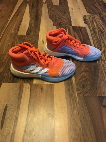 Adidas Marquee Boost White/Orange/Gray - Size 11
