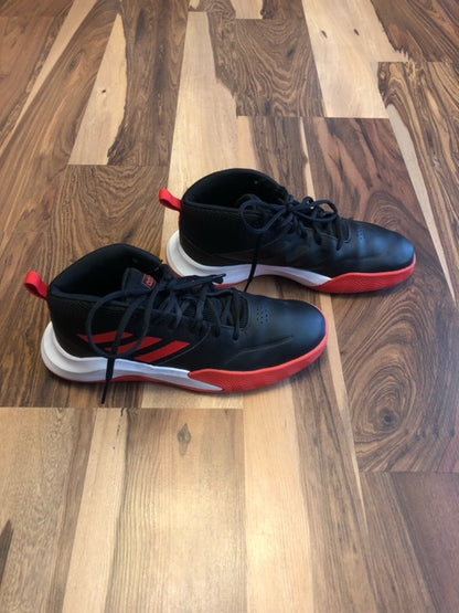 Adidas Own the Game Black/White/Red - Size 7