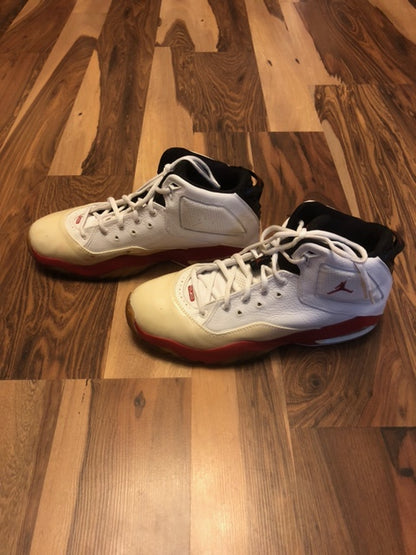 Jordan - White/Red  - Size 11.5