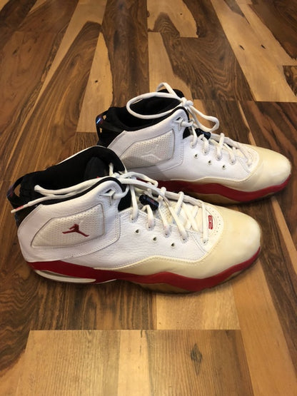 Jordan - White/Red  - Size 11.5