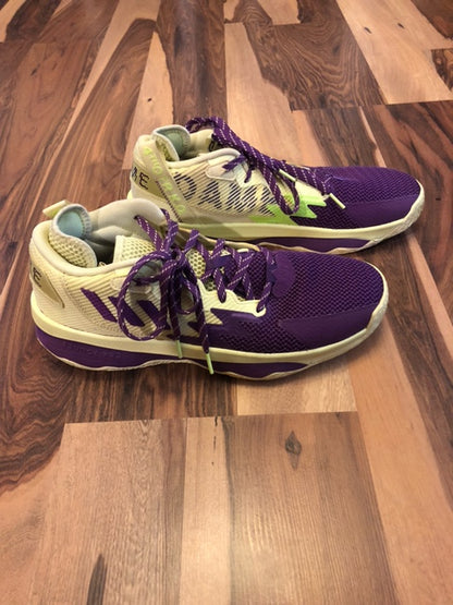 Adidas Damien Lillard 8 - Yellow/Purple - Size 11