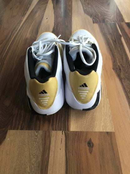 Adidas Gil Restomod 60 pt Game  White/Yellow  - Size 11