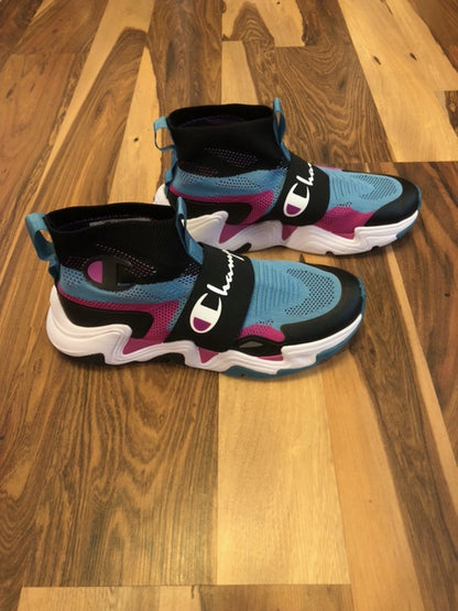 Champion - Blue/Black/White/Pink  - Size 10.5