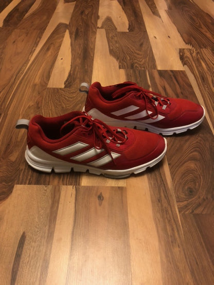 Adidas Trainers Red/White - Size 13