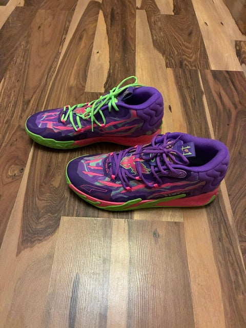 Puma Melo 03 Purple, Yellow - Size 12