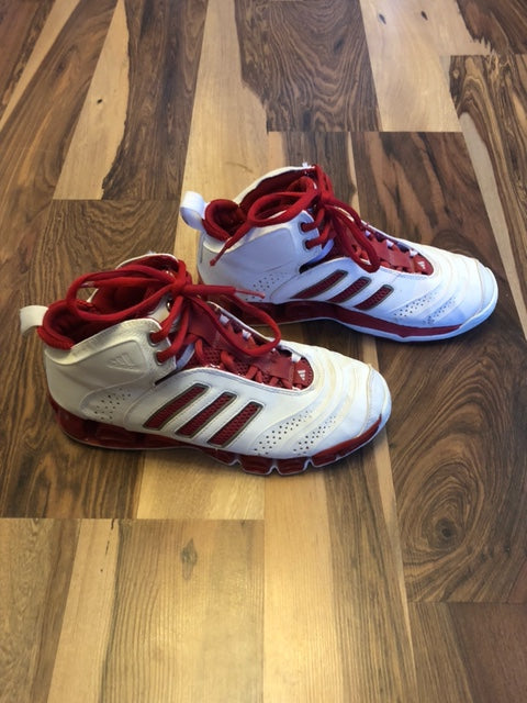 Adidas Pro Red/White - Size 7.5