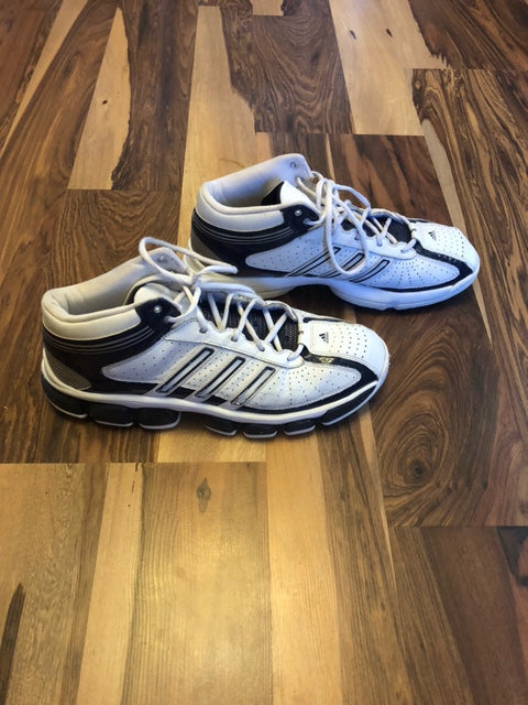 Adidas Pro White/Black - Size 12.5