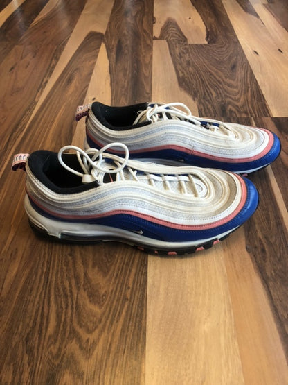 Nike Air Max 97 White/Blue/Red - Size 12