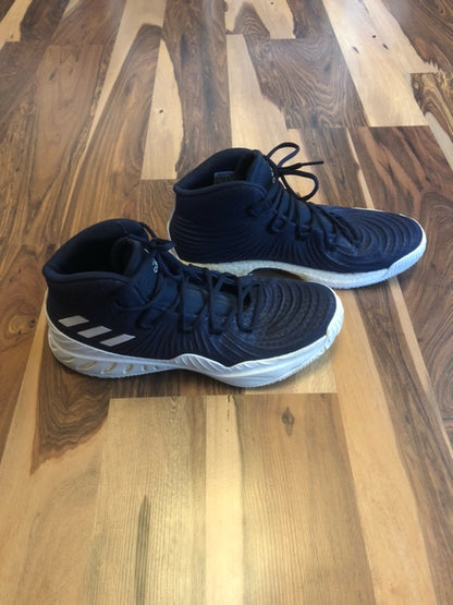 Adidas Crazy Explosive Dark Blue/White - Size 12.5