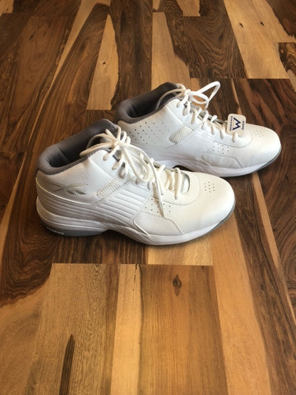 Reebok White/Gray - Size 11