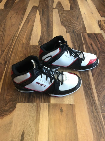 And 1 White/Black/Red - Size 11