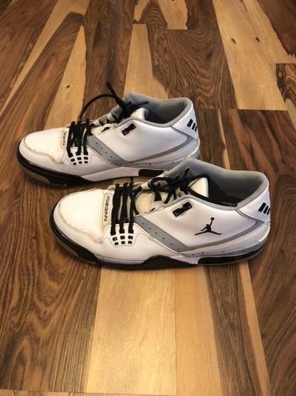 Jordan 1 Flight - White/Gray/Black - Size 10.5