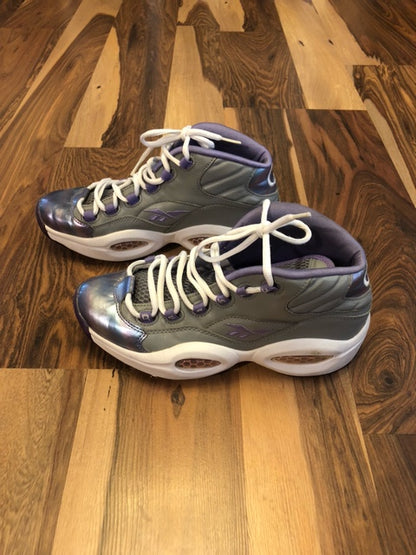 Reebok Allen Iverson - Gray/Purple - Size 7