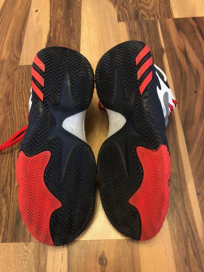 Adidas James Harden 6 - White/Red/Black  - Size 10