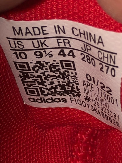 Adidas James Harden 6 - White/Red/Black  - Size 10