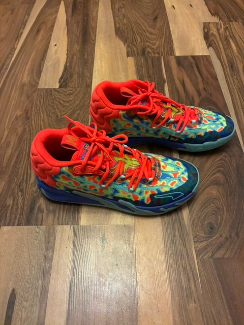 Puma Melo 03 Gutter Cat Blue, Orange, Yellow - Size 11