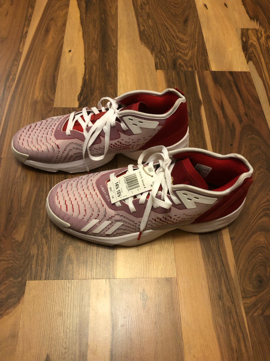 Adidas Donovan Mitchell 4 - Red/Silver - Size 14.5