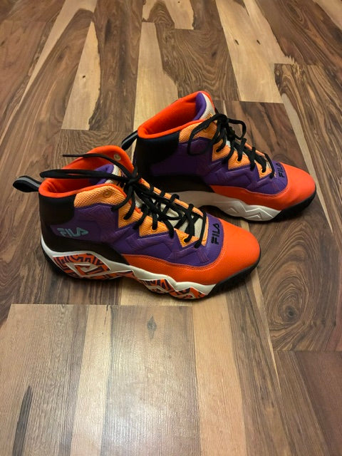 Fila Mashburn Orange White Purple - Size 12