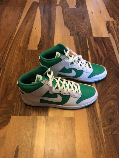 Nike High Dunk White/Green - Size 11.5