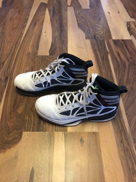 Adidas Adizero Crazylight White/Black - Size 7.5